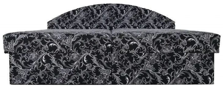 Manželská posteľ ÁJA s úložným priestorom, tehlová (vzor č.14)