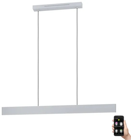Eglo 31436 - LED RGBW Stmievateľný luster na lanku ANDREAS-Z LED/38W/230V biela