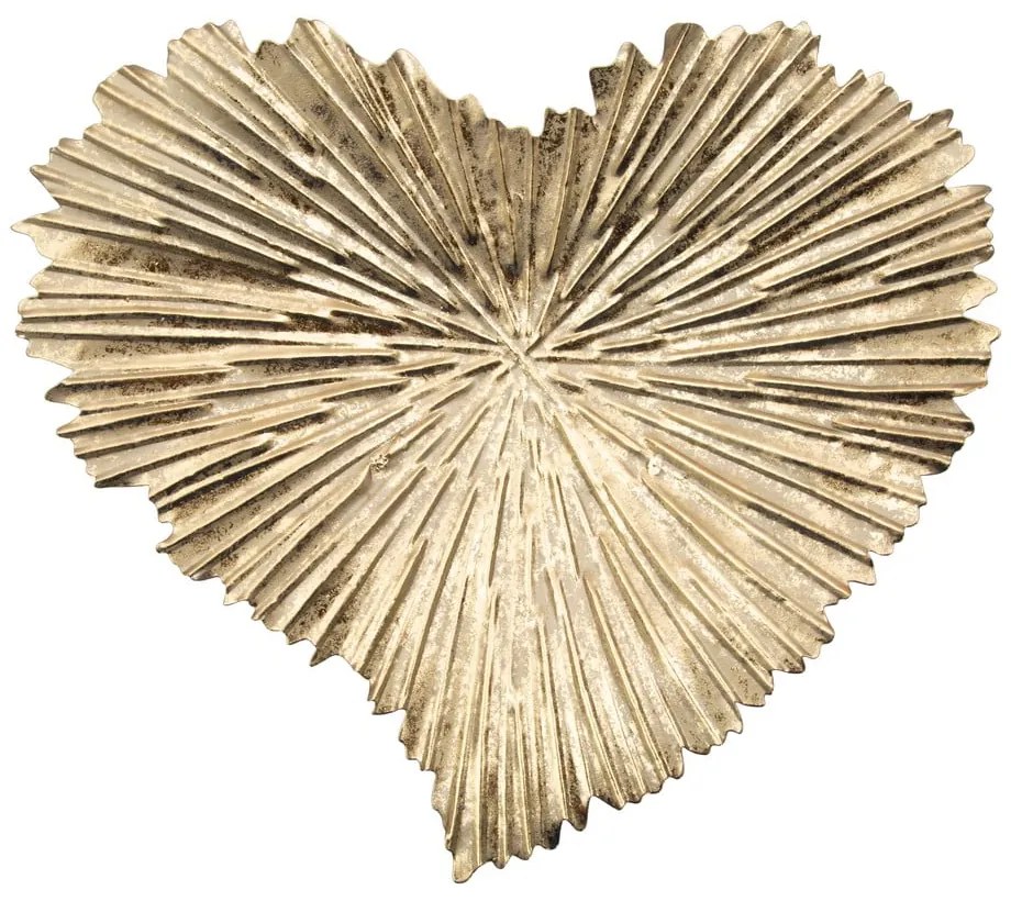 Kovová dekoratívna tácka 29x25 cm Heart – Mauro Ferretti