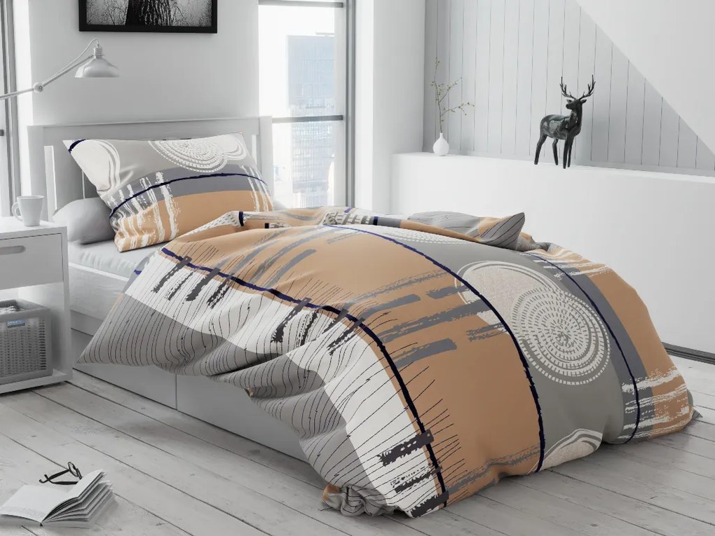 Bavlnené obliečky PINIA sivé Rozmer obliečky: 70 x 90 cm | 140 x 220 cm