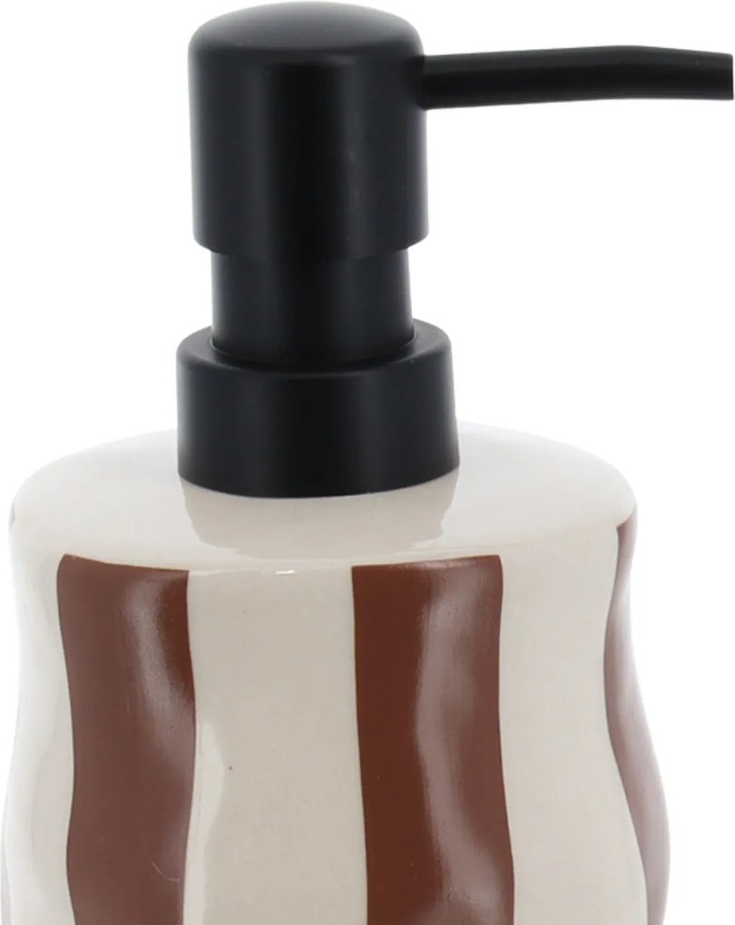 Dávkovač mydla Nola, kombinácia farieb/s čiernymi prvkami, 350 ml