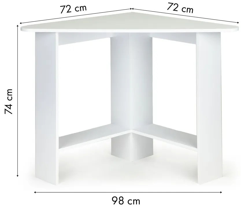 ModernHOME Rohový počítačový stôl, WYJ-235