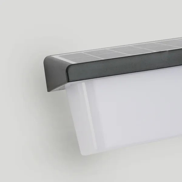 Brilagi - LED solárne nástenné svietidlo so senzorom SUN RAY LED/6W/3,7V IP44