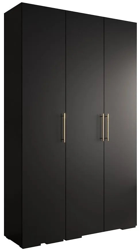 Skriňa Ivo 3 150 čierna