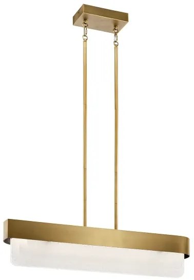 Kichler KL-SERENE-LED-LP-92-NBR - LED luster na tyči SERENE LED/40W/230V zlatý