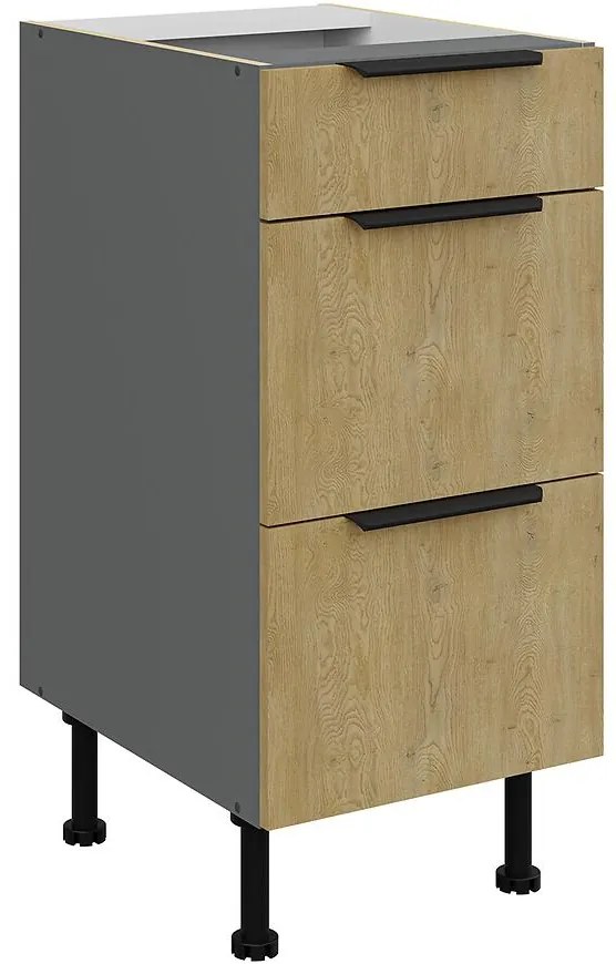 Kuchynská skrinka Cremona Ant 40d 3s Bb