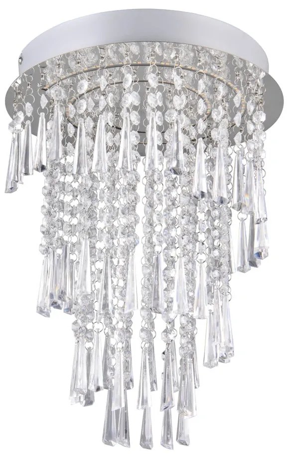 LED stropné svietidlo v striebornej farbe ø 30 cm Pomp – Reality