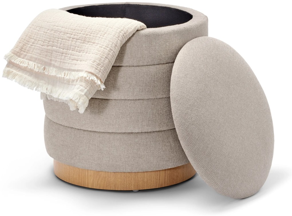 Taburetka s úložným priestorom