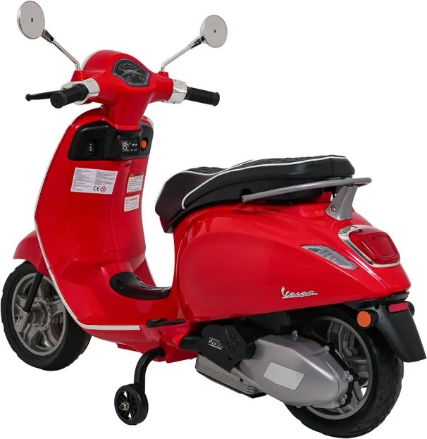 Elektrický skúter Vespa ROMA červený
