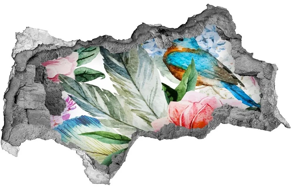Diera 3D fototapeta nástenná Kvetín a vtákov nd-b-83956039