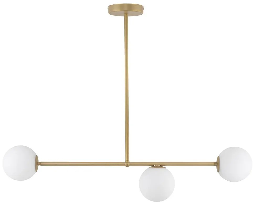 Luster na tyči GAMA 3xG9/12W/230V zlatá