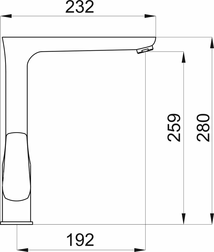 Novaservis Metalia 58, drezová batéria, chrómová, 58714,0