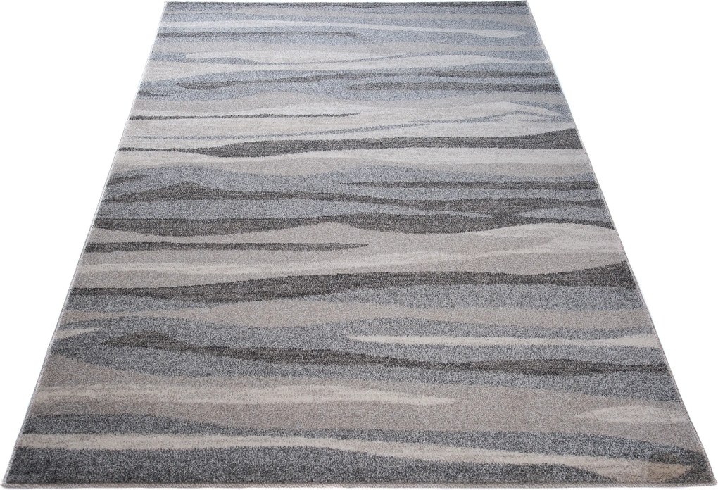 TA Koberec K186A STREDNE SIVÉ SARI B1X Rozmer: 140x190 cm