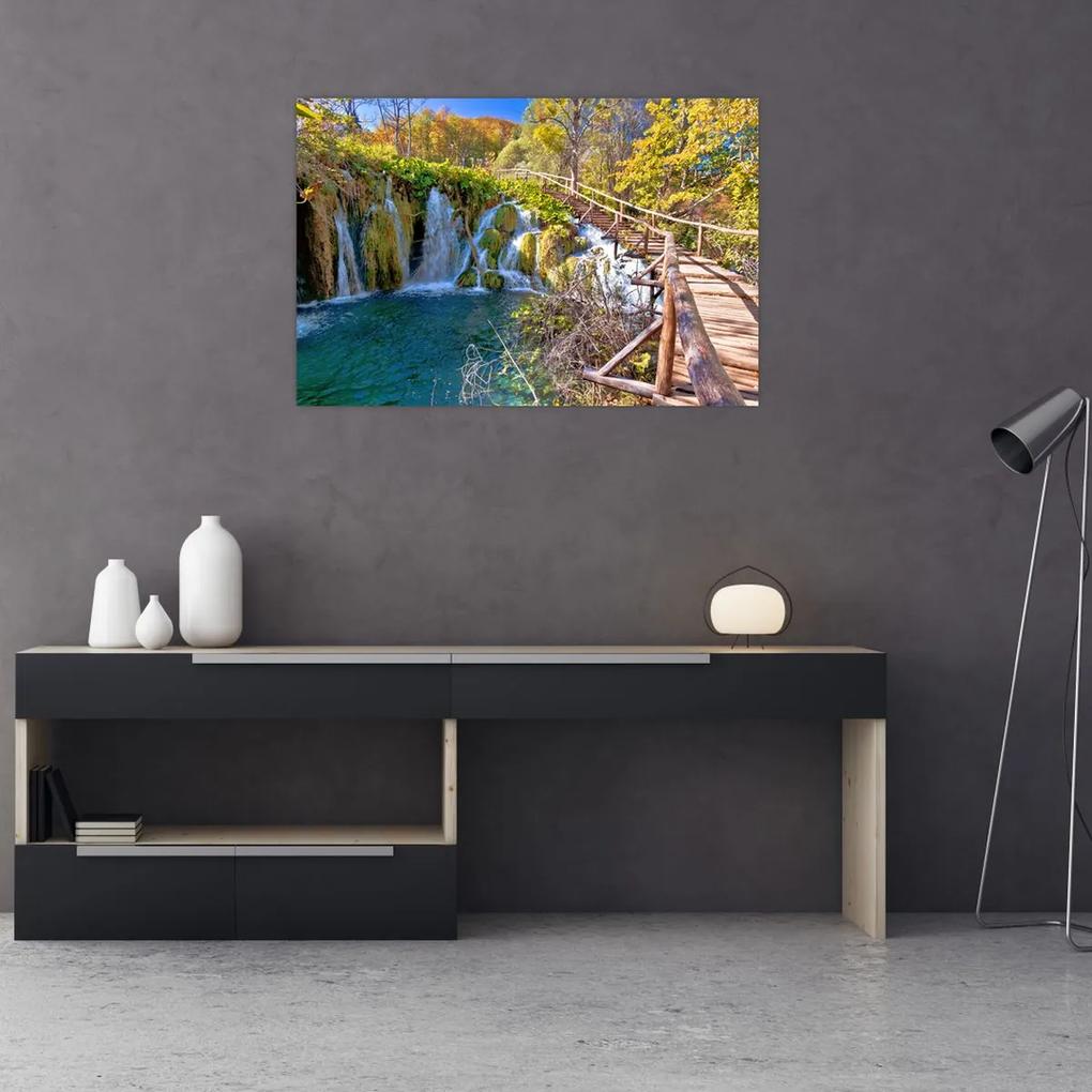Obraz - Vstup na vodopády (90x60 cm)