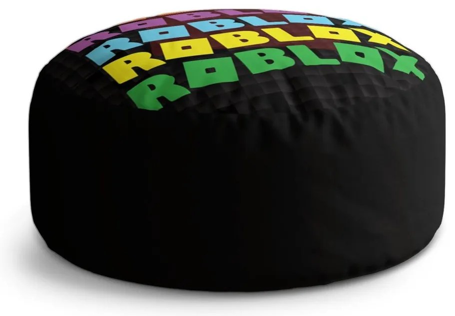 Taburet Circle Roblox farebný text, farebná