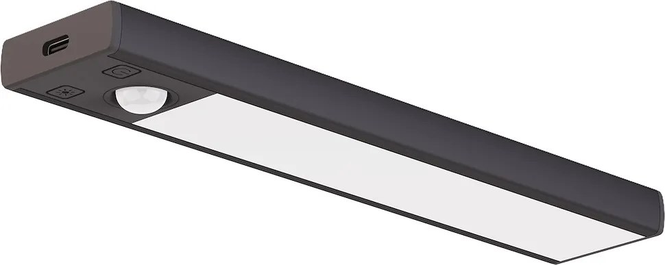 LED svietidlo Viro, 1x LED 1w, 3000-6500k, 3CCT, (20 cm), senzor pohybu a súmraku, b, sada 2ks