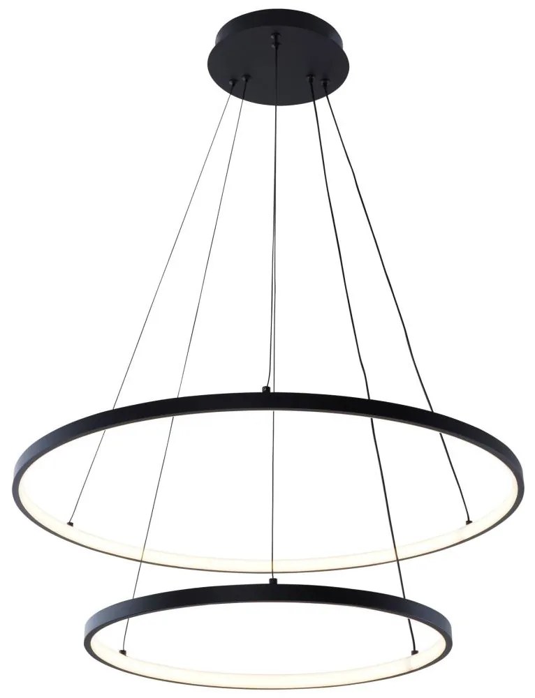 Zuma Line 18140BK-2 - LED Luster na lanku BRENO LED/50W/230V 3000/4000/6000K