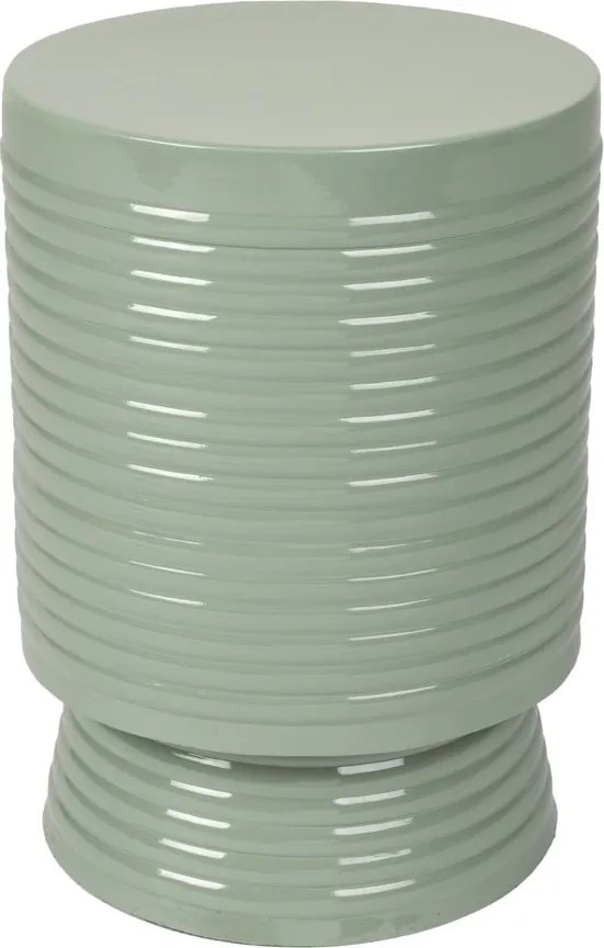 Kovový okrúhly odkladací stolík ø 25 cm Sven – White Label