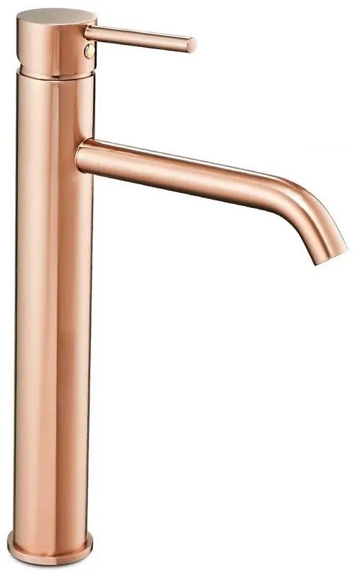Umývadlová batéria vysoká Rea Lungo ružové zlato