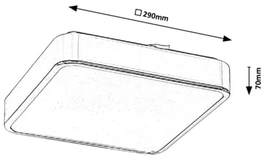Rabalux - LED RGB Kúpeľňové stmievateľné stropné svietidlo LED/22W/230V IP44 + diaľkový ovládač
