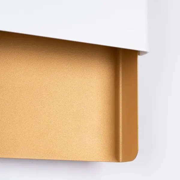 Sollux SL.1353 - Nástenné svietidlo DURLIN 2xG9/8W/230V zlatá/biela