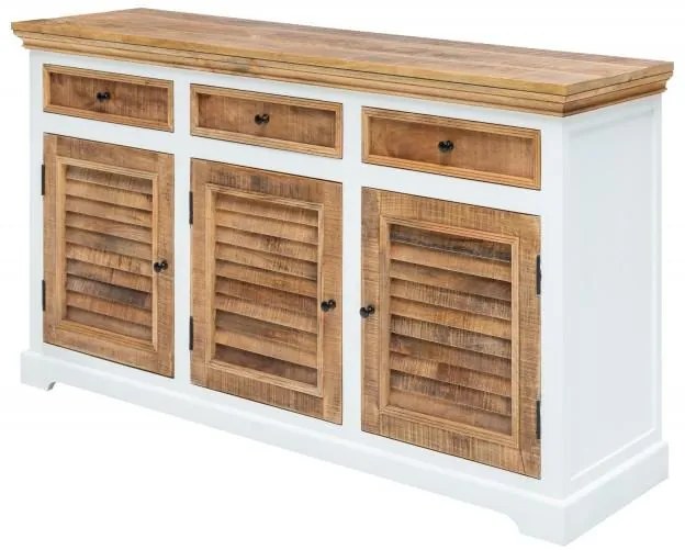 Invicta Interior - Elegantný príborník LONG ISLAND 160 cm mango drevo