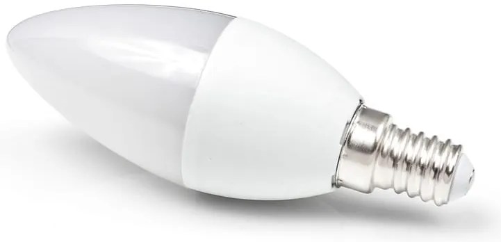 MILIO LED žiarovka C37 - E14 - 7W - 620 lm - studená biela