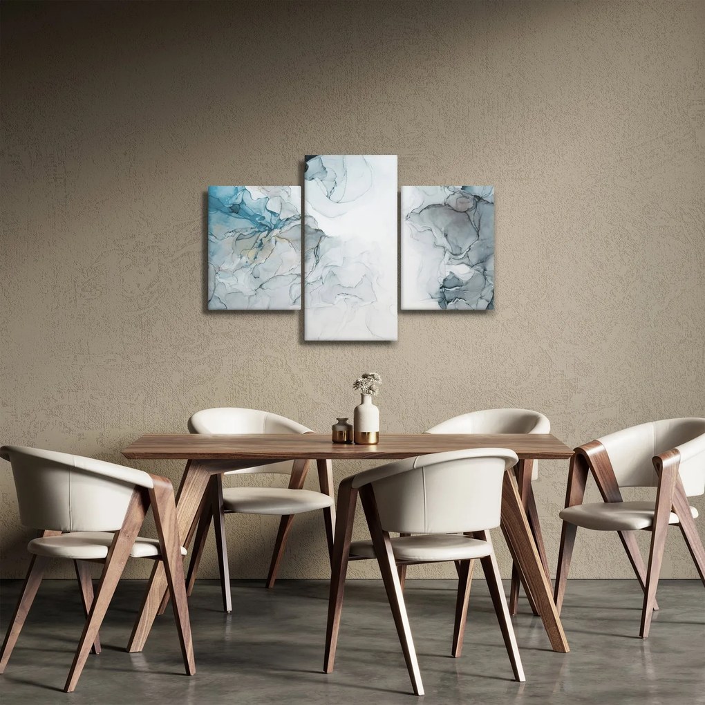 Obraz - Modrý mramor (90x60 cm)