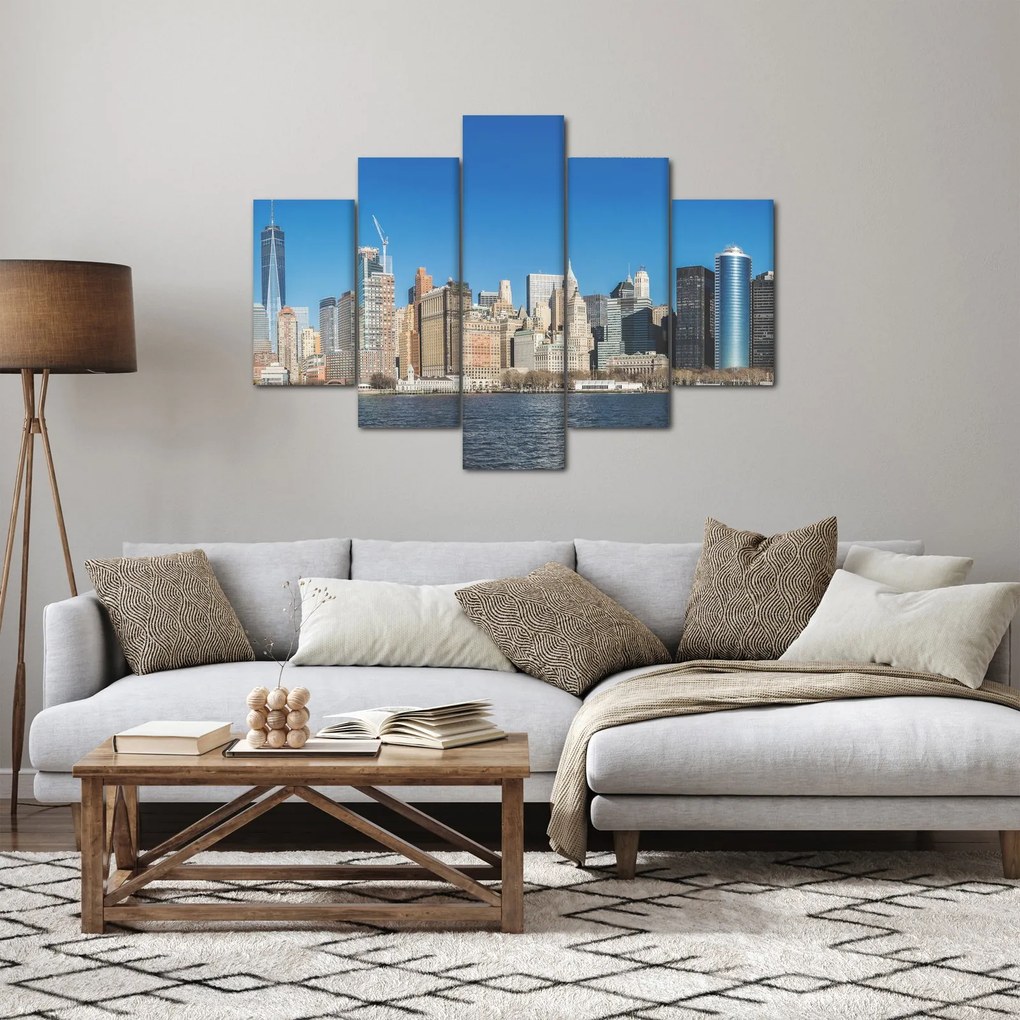Obraz - Manhattan v New Yorku (150x105 cm)