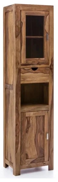furniture-nabytek.cz - Masívny kúpeľňový set Lagos, 5-dielny, lakovaný palisander, hnedý