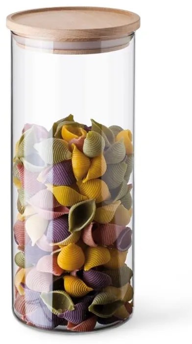 SIMAX NÁDOBA S DREVENÝM VEKOM 1400 ML