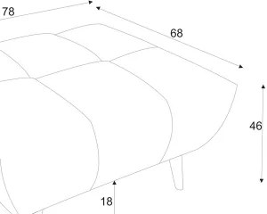 Stolička ALBA sivá