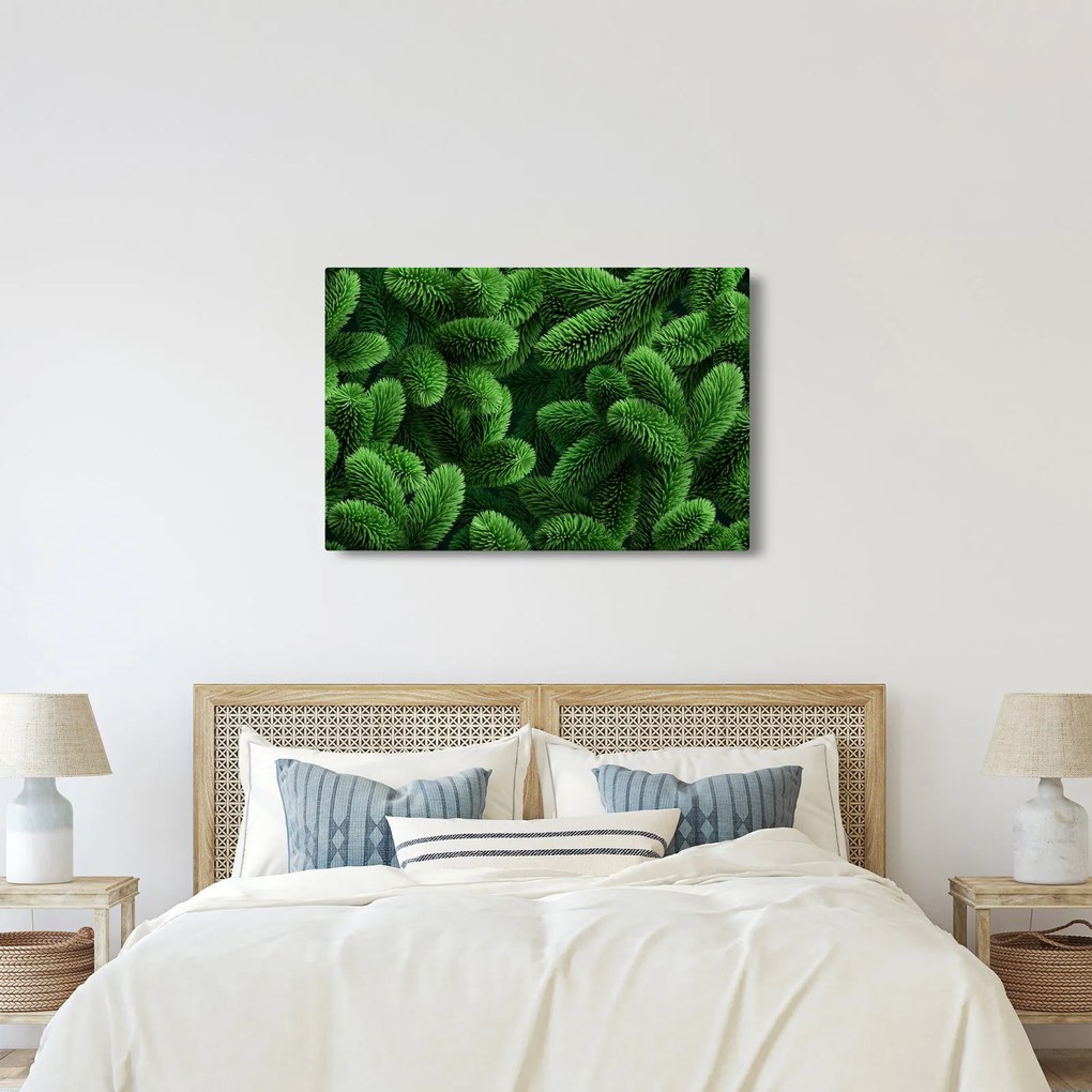 Obraz - Vetvičky ihličnanu (90x60 cm)