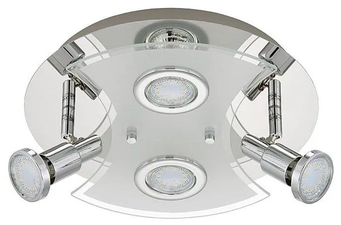 Briloner 2159-048LM - LED Bodové svietidlo SPLASH 4xGU10/3W/230V BL1016