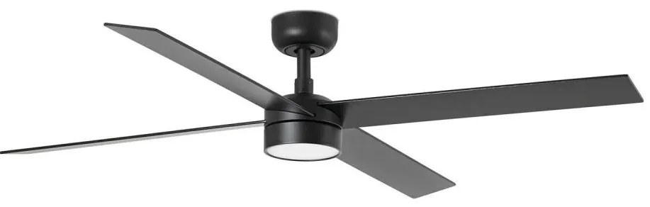 FARO 34356-1TW - LED Stm. str. vent. RUDDER L LED/20W/230V čierna pr. 132 cm + DO