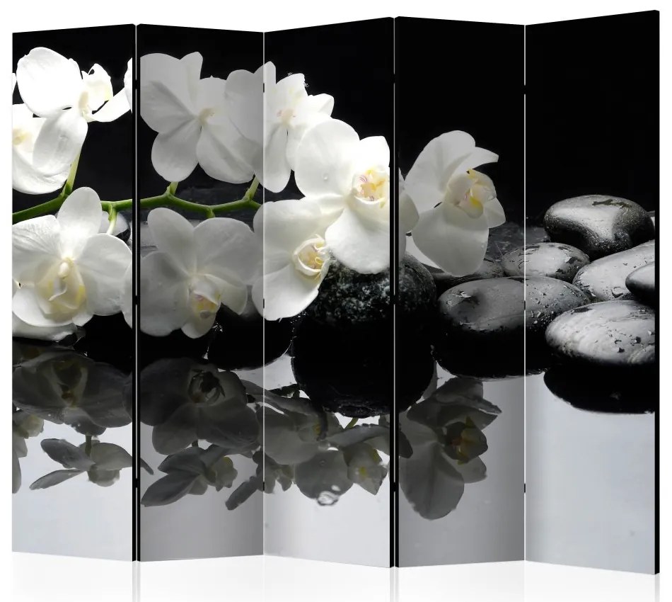 Artgeist Paraván - Spa, Stones and Orchid II [Room Dividers]