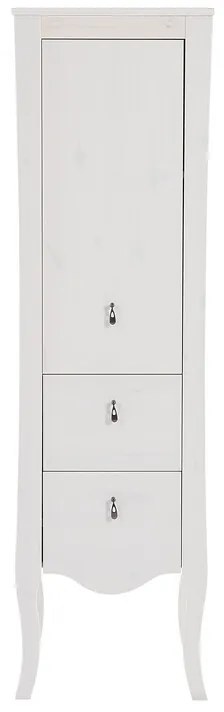 Kúpeľňová skrinka vysoká Elizabet 800 1D2S biela borovice