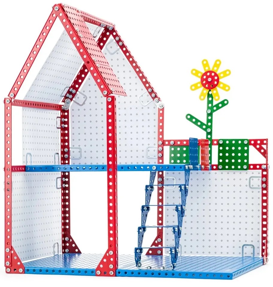 Merkur 48001 - Domček pre bábiky, 34 x 39 x 25 cm,354 dielov