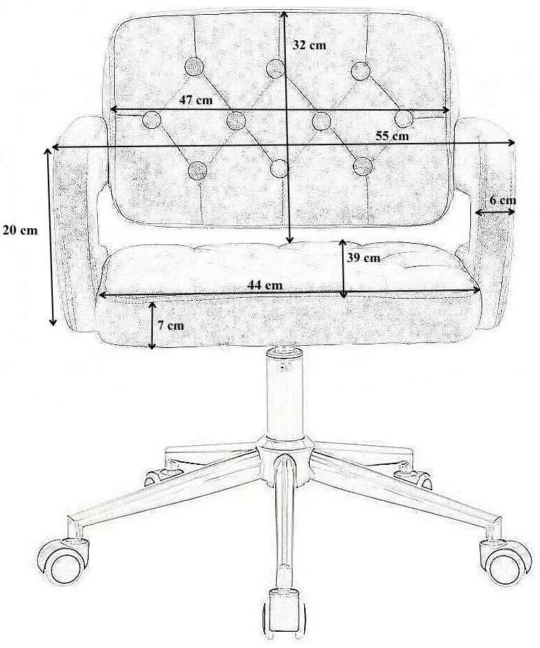 LuxuryForm DESIGN Kreslo ADRIA VELUR na čiernom tanieri - krémové