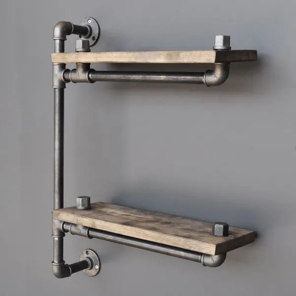 Nástenná polica BORURAF 47x60 cm hnedá