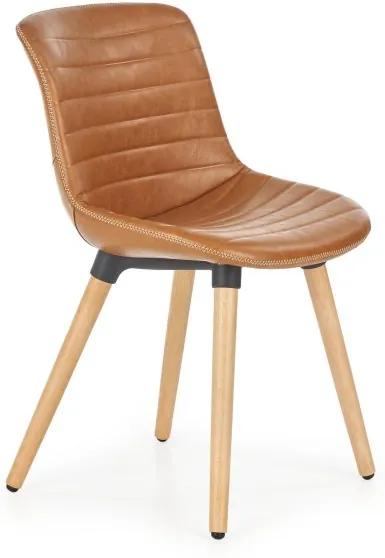 Jedálenská stolička K267 hnedá Halmar