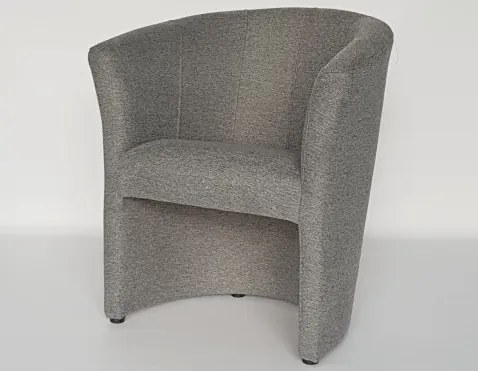 Kreslo Boston, šedá látka%