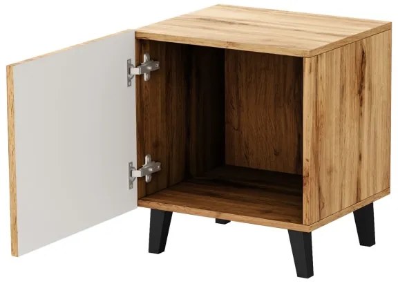 SADA 2x Nočný stolík VAMOS 52x45 cm dub wotan