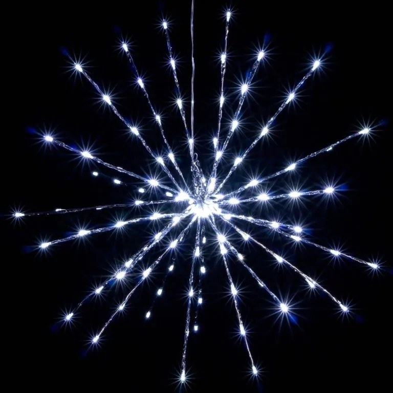 Nexos 33225 Osvetlenie - meteorický dážď,120 LED, studená biela