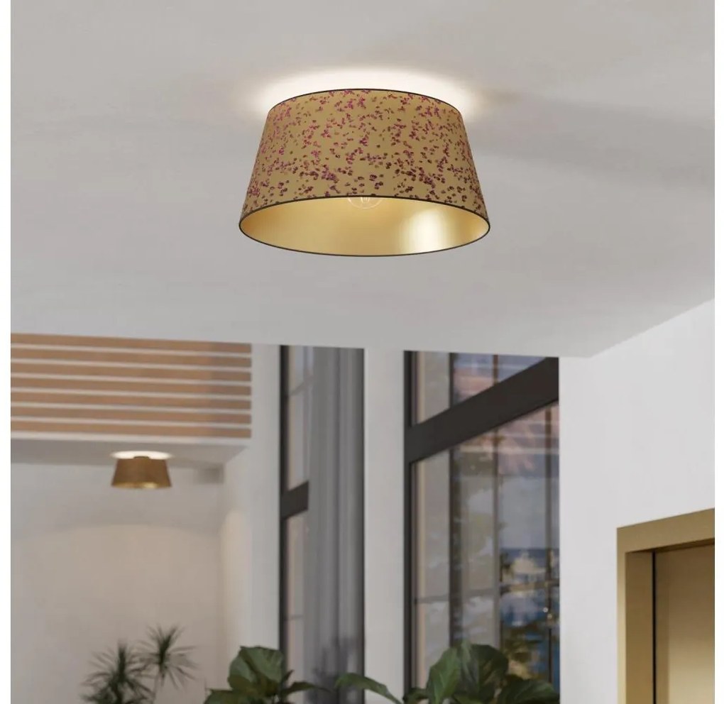 Eglo 390291 - Stropné svietidlo CASTUERA 1xE27/25W/230V zlatá/ružová