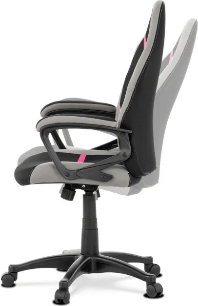 Detská otočná stolička ružová KA-L611 PINK