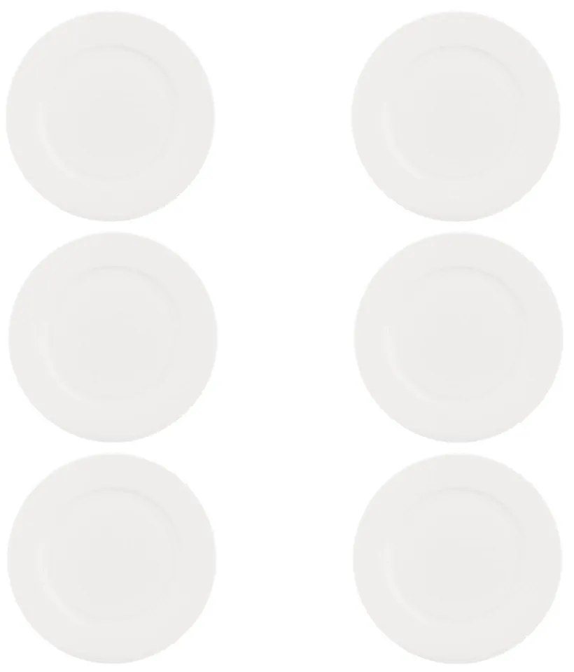 Biele porcelánové taniere v súprave 6 ks ø 27 cm Ala – Villa Altachiara