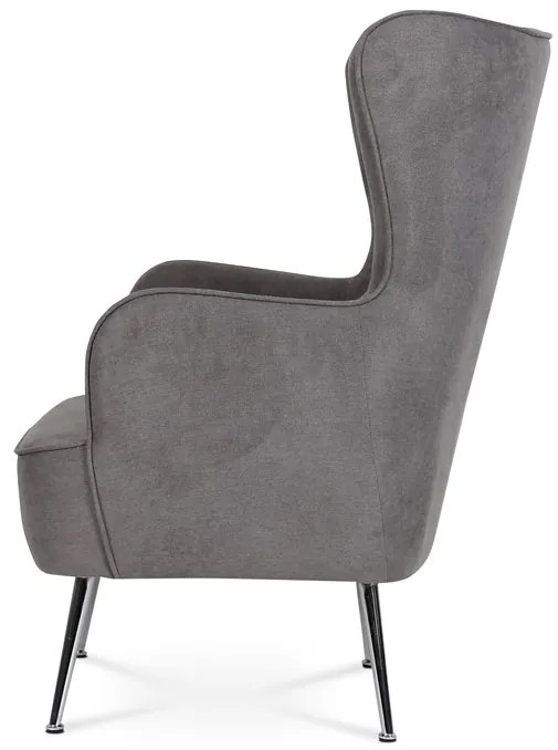 BONTEC Kreslo, sivá látka, AK-317 GREY2 Farba: Šedá
