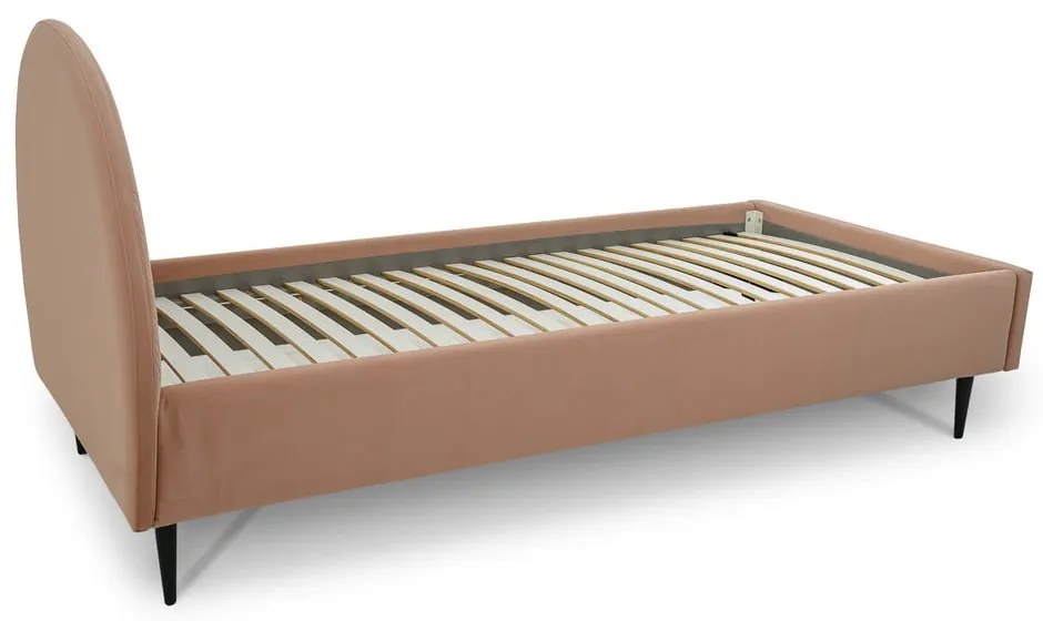 Ružová detská posteľ 90x200 cm Rainbow – Scandic