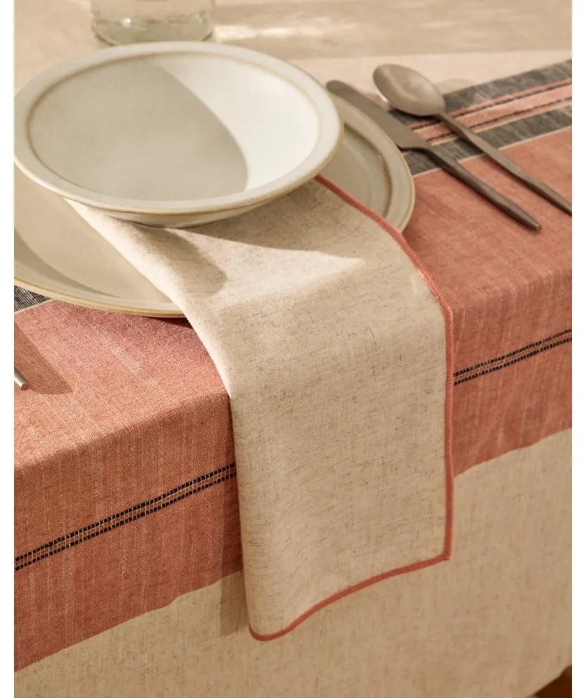 Obrus s prímesou ľanu 170x250 cm Veliat – Kave Home